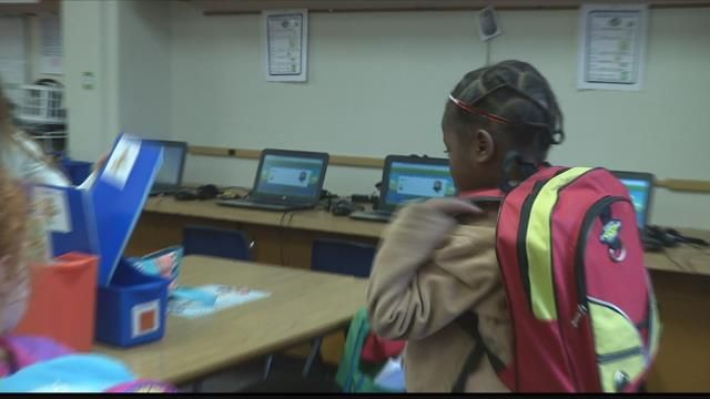 Betina Mekaci of Congo started kindergarten at MCPS this year. (MTN News photo)