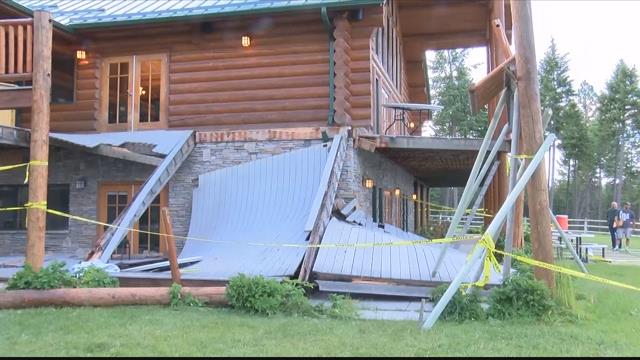 A deck collapsed near Lakeside on 6.17.17 triggering a mass casualty incident. (MTN News photo)