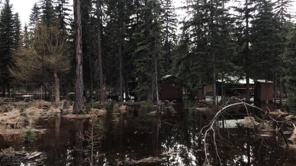 High water in Potomac and Seeley Lake region threatens neighborhoods.