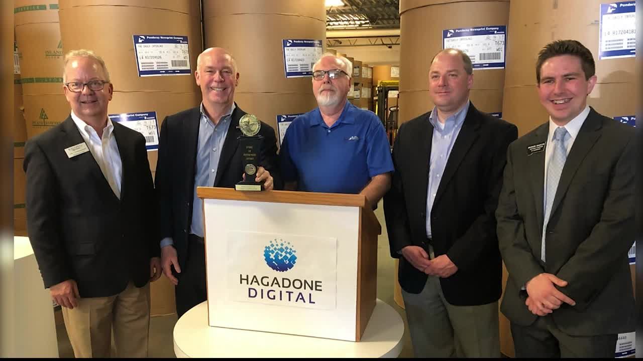 Rep. Gianforte was presented with the U.S. Chamber of Commerce’s Spirit of Enterprise Award on 5.3.18 in Kalispell. (courtesy photo)