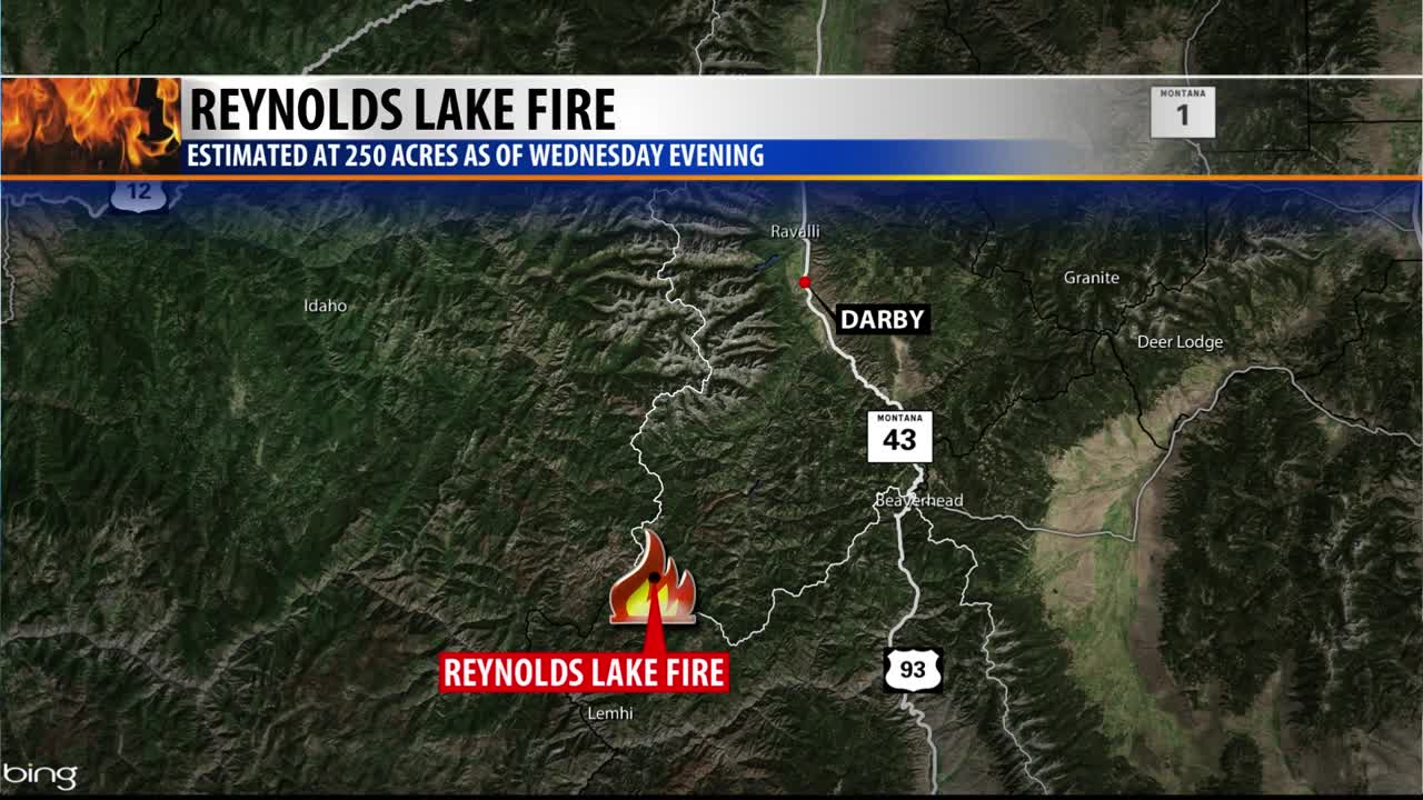 Reynolds Lake Fire Map